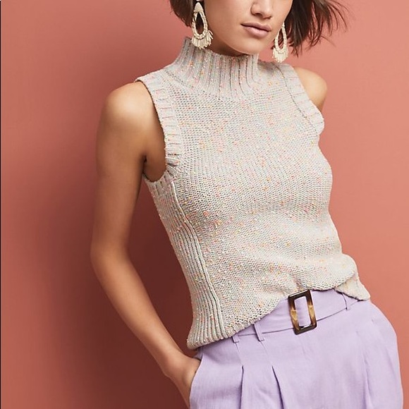 Anthropologie Tops - Anthropologie Brea sleeveless sweater tank